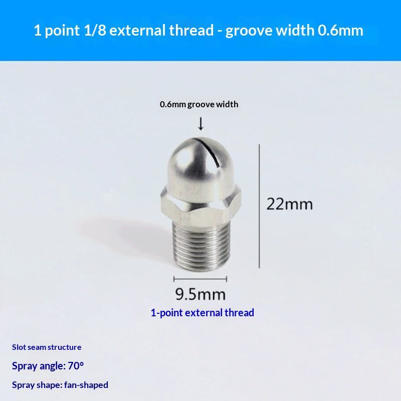 Flat Fan Spray Nozzle BHC Air Knife Blowing Wind Nozzle 1/8 1/2 Slot Gap Cleaning High Pressure For Industrial Dust Removal
Flat Fan Spray Nozzle BHC Air Knife Blowing Wind Nozzle 1/8 1/2 Slot Gap Cleaning High Pressure For Industrial Dust Removal