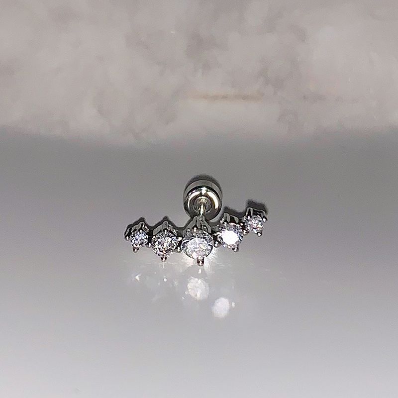 Radian Medical Titanium Steel Ear Studs Flats Female Diamond in the Debris Rod thick 0.8mm one
Radian Medical Titanium Steel Ear Studs Flats Female Diamond in the Debris Rod thick 0.8mm one