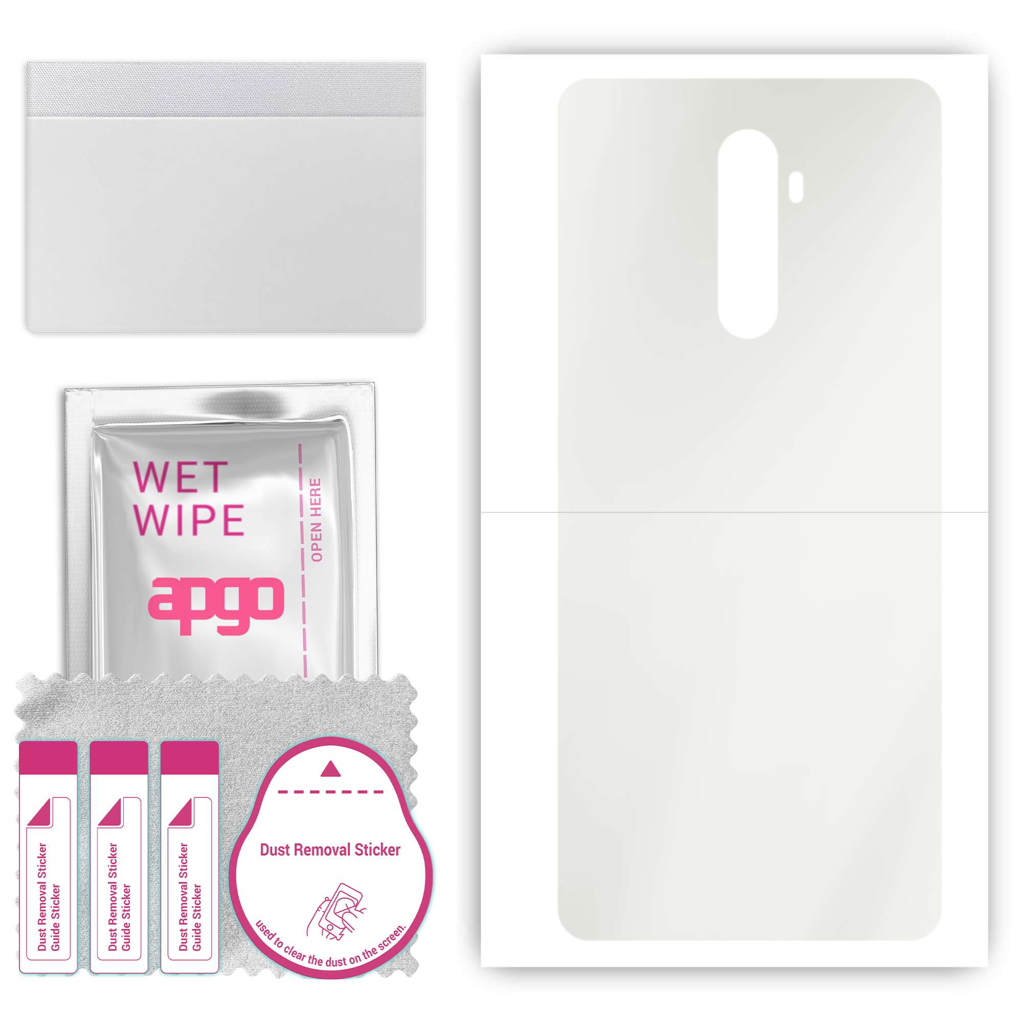 apgo MATTE Protective Skin Sticker for the back compatible with Oppo Reno Ace, Wrap Film, Hydrogel Film, Flexible, Soft TPU with positioning layer eas
apgo MATTE Protective Skin Sticker for the back compatible with Oppo Reno Ace, Wrap Film, Hydrogel Film, Flexible, Soft TPU with positioning layer eas