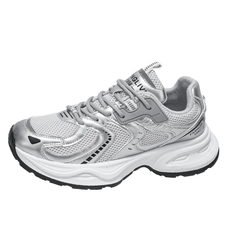 Мужская обувь, Дышащие сетчатые кроссовки на толстой подошве, Повседневная и универсальная спортивная обувь 43
Мужская обувь, Дышащие сетчатые кроссовки на толстой подошве, Повседневная и универсальная спортивная обувь 43