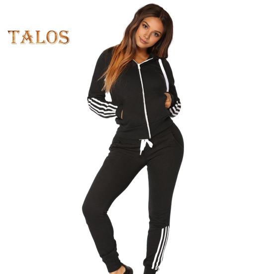 2 шт./компл., женские брюки с капюшоном, костюм с капюшоном и длинными рукавами, однотонное пальто на молнии, эластичные брюки с высокой талией и щиколотками, спортивный осенне-зимний спортивный костюм XL чёрный
2 шт./компл., женские брюки с капюшоном, костюм с капюшоном и длинными рукавами, однотонное пальто на молнии, эластичные брюки с высокой талией и щиколотками, спортивный осенне-зимний спортивный костюм XL чёрный