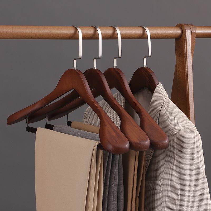 Luxury Wooden Suit Hangers Coat Hangers Jacket Outerwear Shirt Hangers with Wide Shoulder 360 Degree Swivel Hooks Anti-Slip Bar 1PC
Luxury Wooden Suit Hangers Coat Hangers Jacket Outerwear Shirt Hangers with Wide Shoulder 360 Degree Swivel Hooks Anti-Slip Bar 1PC