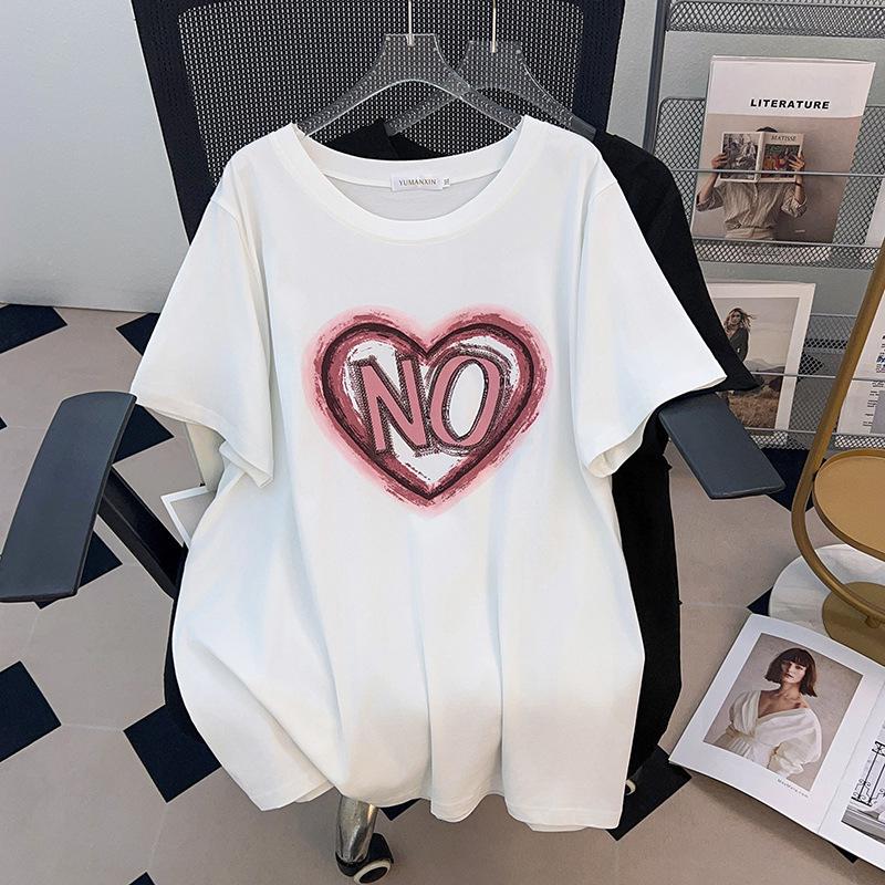 Women s Plus Size Loose Fit Mid-Length Round Neck Belly-Covering T-Shirt, Short-Sleeve, Available in Sizes 200/300/350 Jin 6XL чорний
Women s Plus Size Loose Fit Mid-Length Round Neck Belly-Covering T-Shirt, Short-Sleeve, Available in Sizes 200/300/350 Jin 6XL чорний
