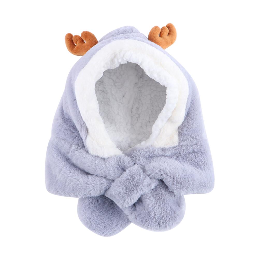 Unique Winter Cashmere Solid Color Ear Protector Children Hat Christmas Hat With Scarf Korean Cap сірий
Unique Winter Cashmere Solid Color Ear Protector Children Hat Christmas Hat With Scarf Korean Cap сірий
