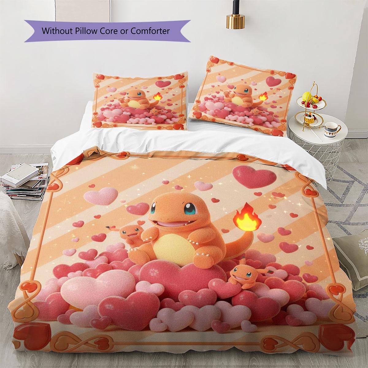 Love Pokemon Pattern Bedding Quilt Set Quilt Cover Pillowcase Home Decoration Birthday Gift (1 * duvet cover + 2 * pillowcase, without core) 135x200cm
Love Pokemon Pattern Bedding Quilt Set Quilt Cover Pillowcase Home Decoration Birthday Gift (1 * duvet cover + 2 * pillowcase, without core) 135x200cm