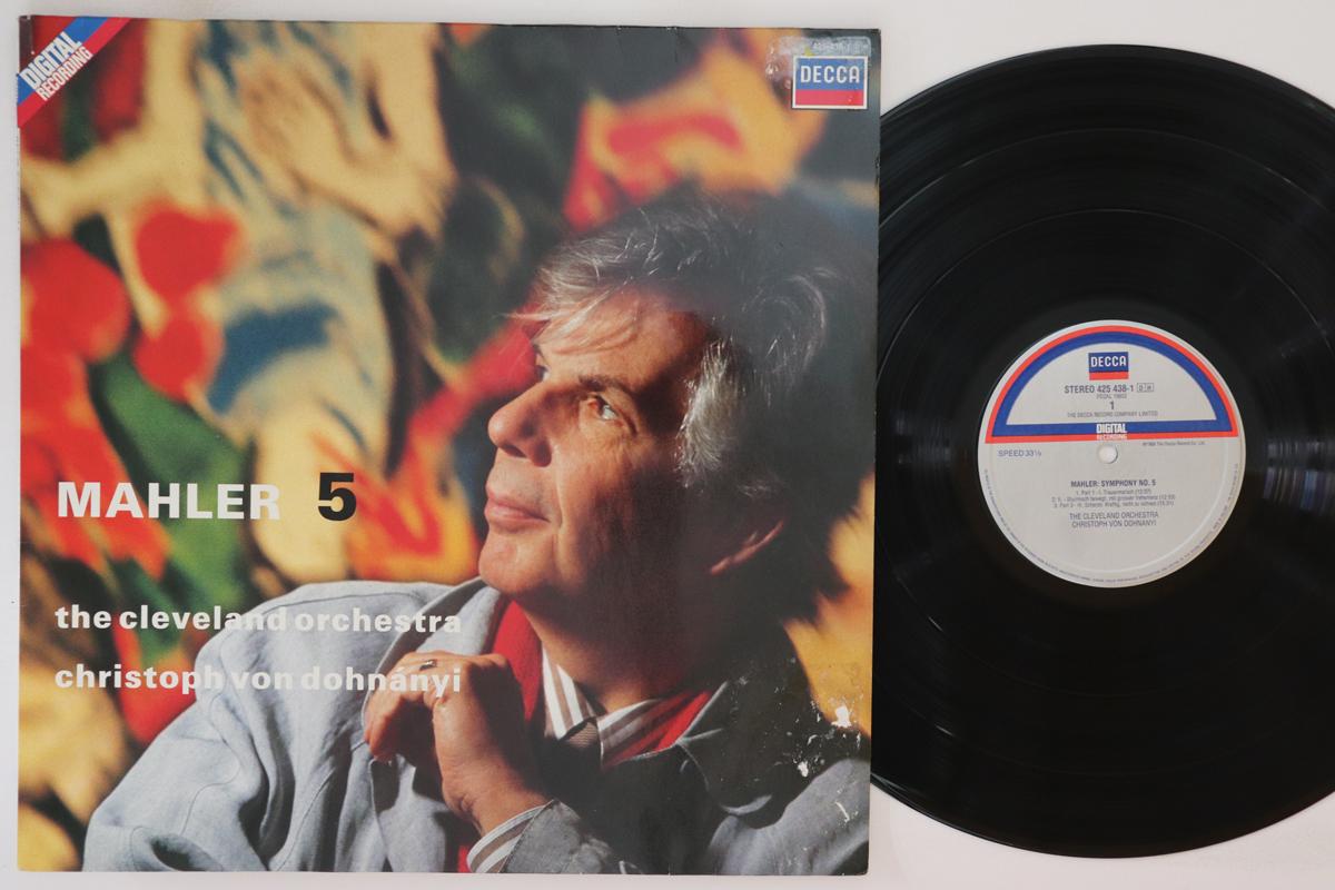 LP Record CHRISTOPH VON DOHNANYI, CLEVELAND O - Mahler 5 4254381 DECCA 1989 Europe Classical Used
LP Record CHRISTOPH VON DOHNANYI, CLEVELAND O - Mahler 5 4254381 DECCA 1989 Europe Classical Used