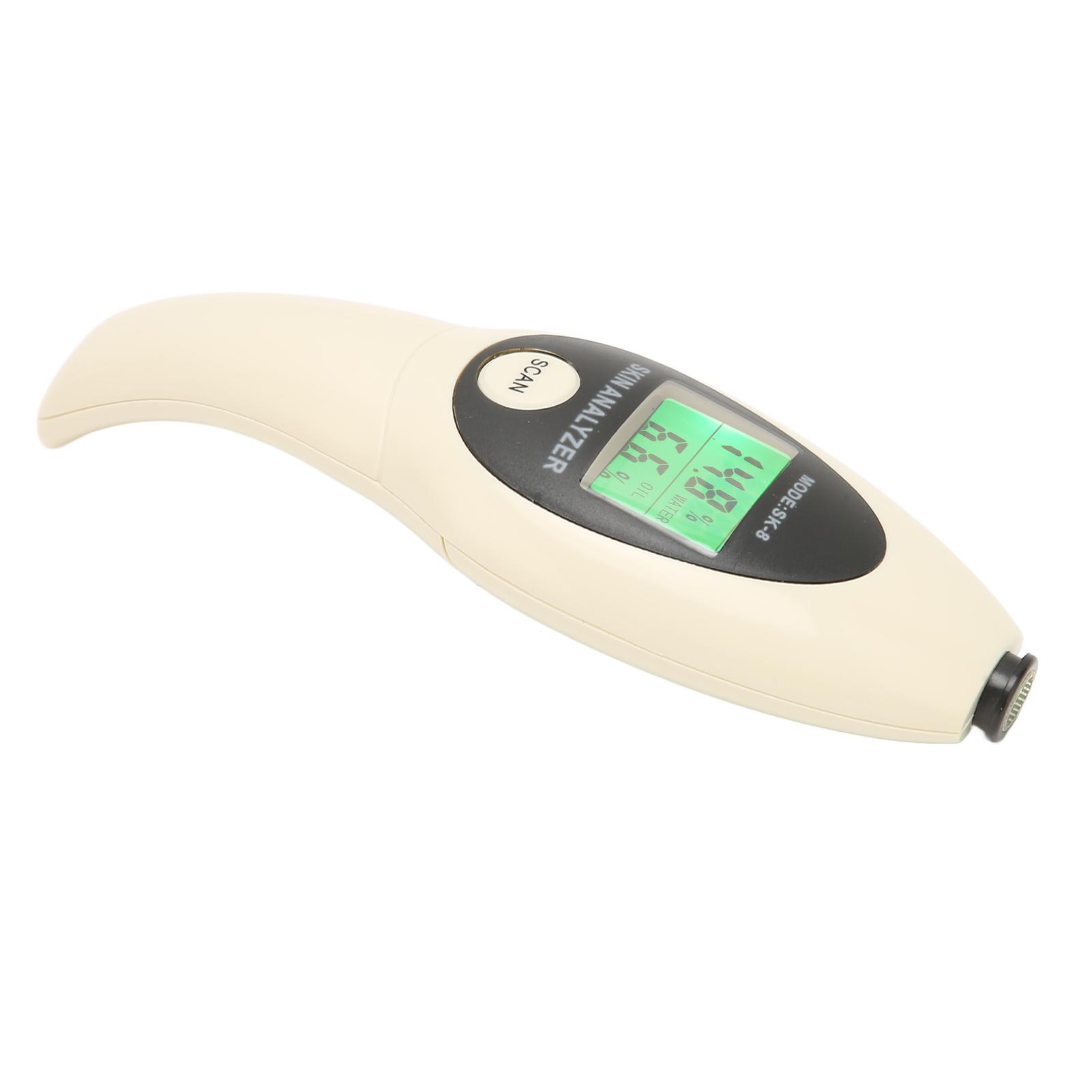 Facial Skin Tester Moisture Water Oil Hand Size Skin Analyzer with LED Screen White
Facial Skin Tester Moisture Water Oil Hand Size Skin Analyzer with LED Screen White