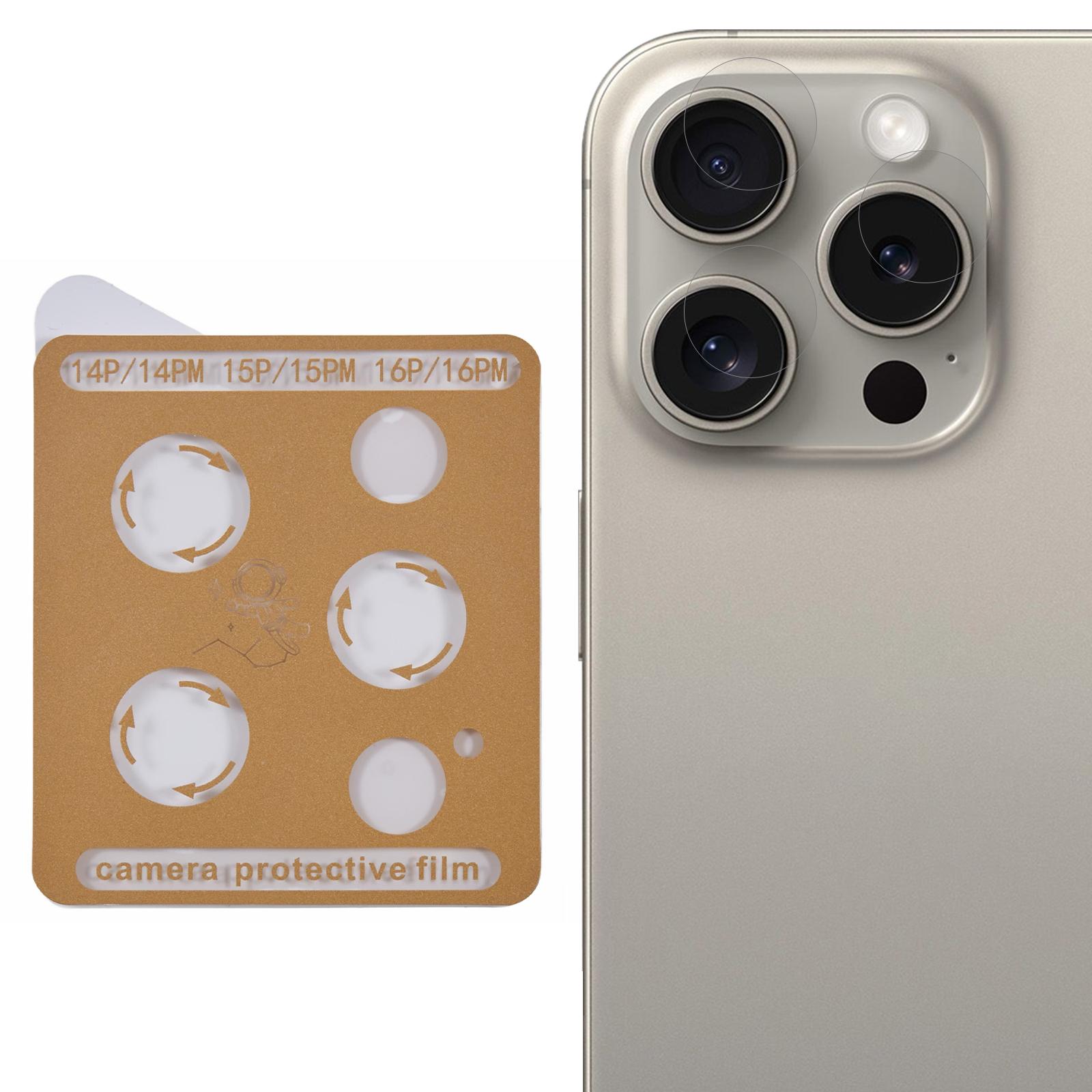 Camera Lens Protector For iPhone 16 Pro/16 Pro Max/15 Pro/15 Pro Max/14 Pro/14 Pro Max Tempered Glass Lens Film Precise Positioning Easy Installation Type A
Camera Lens Protector For iPhone 16 Pro/16 Pro Max/15 Pro/15 Pro Max/14 Pro/14 Pro Max Tempered Glass Lens Film Precise Positioning Easy Installation Type A