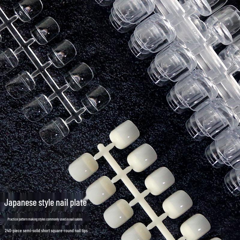 Поради щодо практики японського нейл-арту - 240 штук, Короткі квадратні та круглі, Натуральний прозорий колір 240 Pieces Short Squoval Nail Tips (Transparent)
Поради щодо практики японського нейл-арту - 240 штук, Короткі квадратні та круглі, Натуральний прозорий колір 240 Pieces Short Squoval Nail Tips (Transparent)
