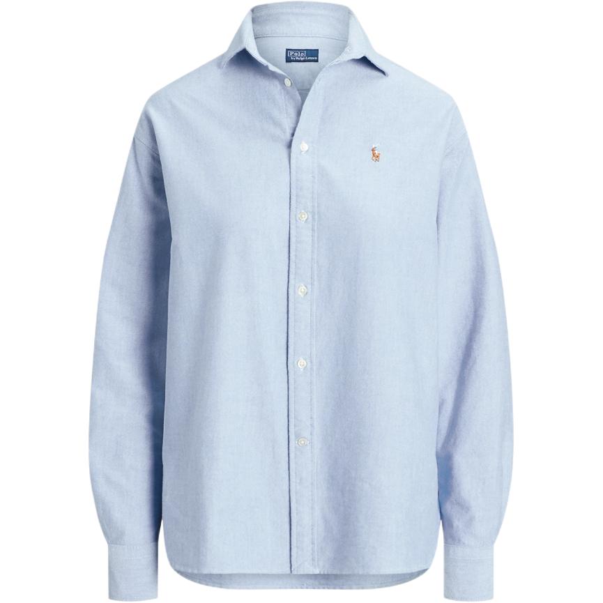 Женская рубашка из хлопкового оксфорда свободного кроя Polo Ralph Lauren Синяя WMPOSHTNDO20835-400 XS
Женская рубашка из хлопкового оксфорда свободного кроя Polo Ralph Lauren Синяя WMPOSHTNDO20835-400 XS