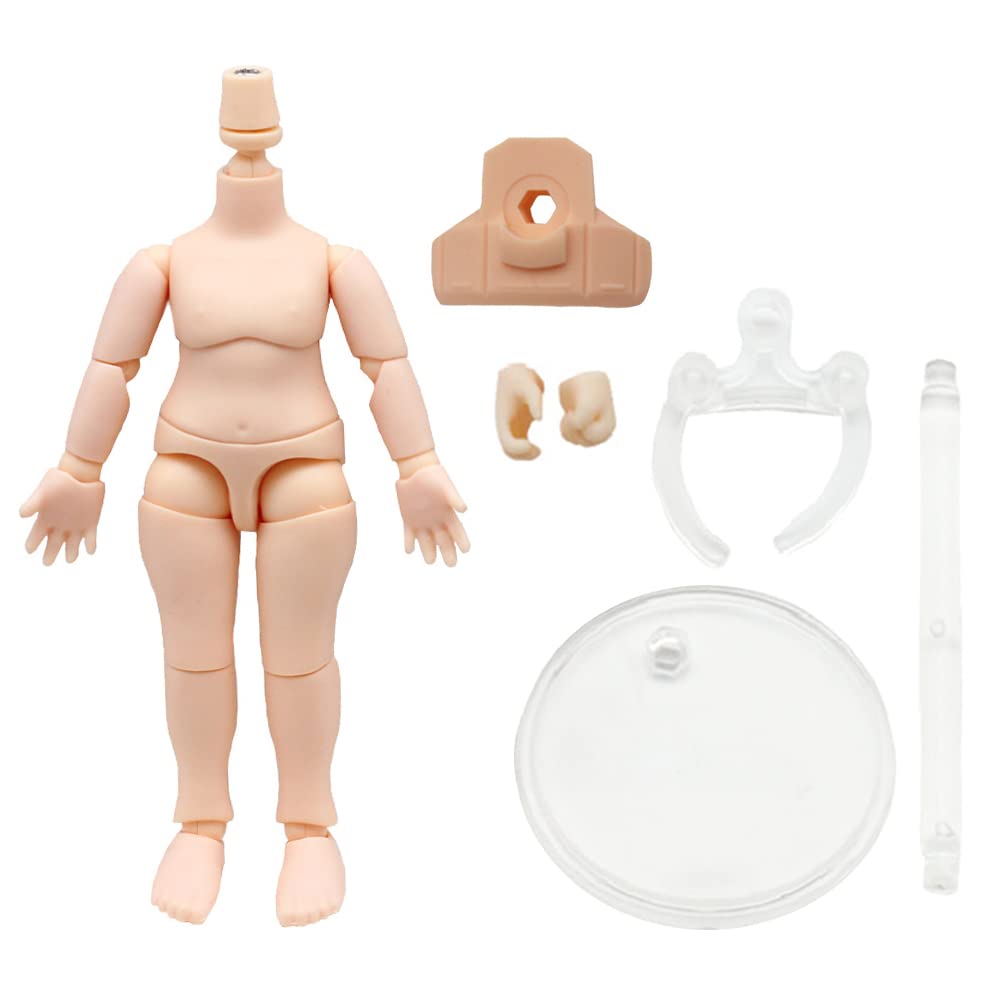 niannyyhouse DOD Body, 10cm Movable Figure Body, Compatible with Obitsu Doll 11cm, GSC, and 1/12 BJD Doll Heads (Normal White+A)
niannyyhouse DOD Body, 10cm Movable Figure Body, Compatible with Obitsu Doll 11cm, GSC, and 1/12 BJD Doll Heads (Normal White+A)