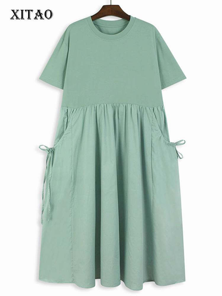 XITAO однотонное повседневное свободное платье с большим карманом WLD20205
XITAO однотонное повседневное свободное платье с большим карманом WLD20205