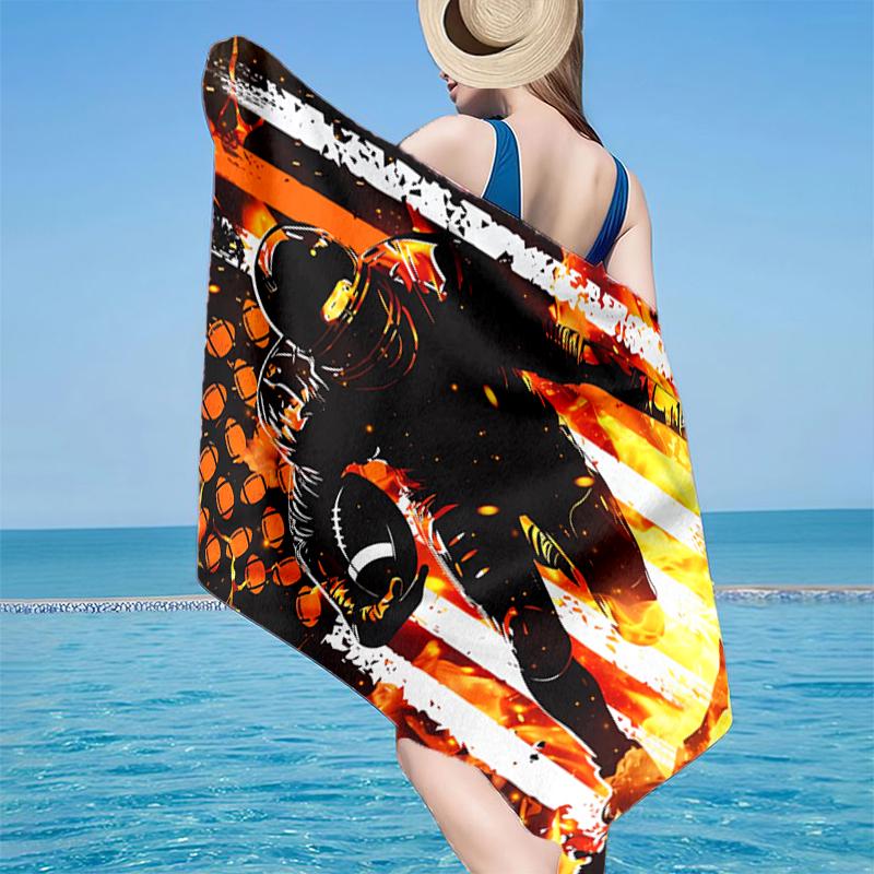 Sports Ball football Pattern Beach Towel, Super Soft Microfiber, Gift for Her/Him, Birthday, for Pool, Beach, Travel, Home Decor Fan gifts 70cmx140cm(27x55inch)
Sports Ball football Pattern Beach Towel, Super Soft Microfiber, Gift for Her/Him, Birthday, for Pool, Beach, Travel, Home Decor Fan gifts 70cmx140cm(27x55inch)