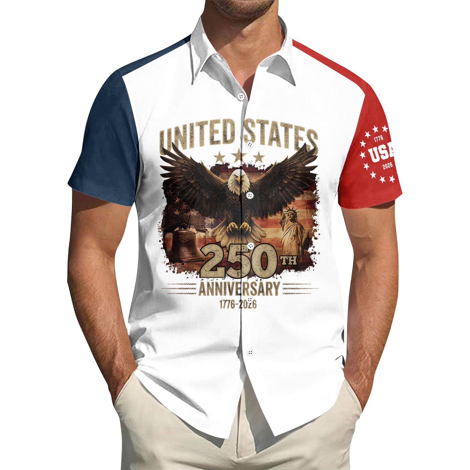 Men s Short Sleeve Button Down Shirt Casual Sport Shirt with Printed Graphic Design Lightweight Breathable Fabric Regular Fit XL білий
Men s Short Sleeve Button Down Shirt Casual Sport Shirt with Printed Graphic Design Lightweight Breathable Fabric Regular Fit XL білий