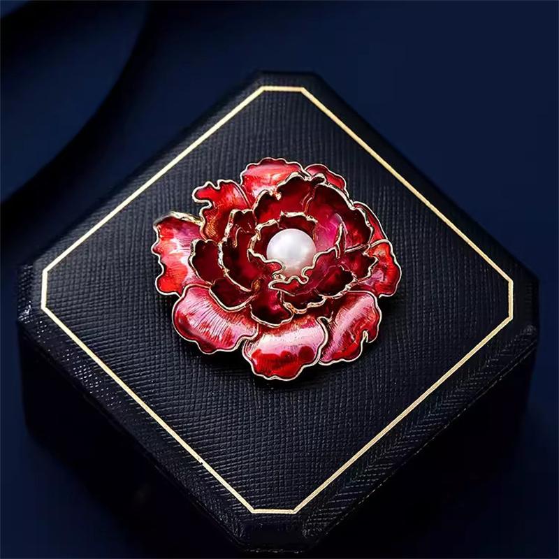 Creative Elegant Women Girls Fashion High-end Pearl Flower Badges Pin Classic Lady Exquisite Enamel Floral Clothing Coat Brooch
Creative Elegant Women Girls Fashion High-end Pearl Flower Badges Pin Classic Lady Exquisite Enamel Floral Clothing Coat Brooch