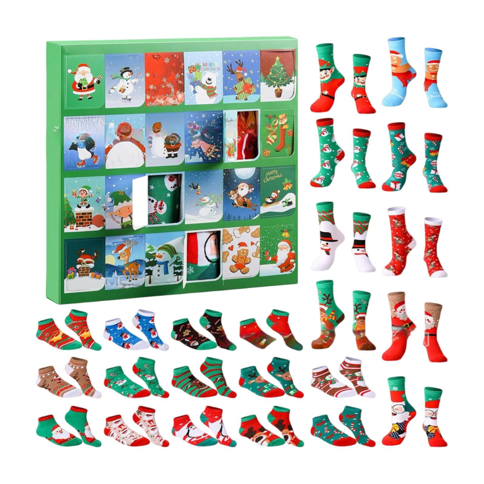 Рождественские носки Слепые коробки Рождественский подарок Носки Милые Праздничные носки Украшение для дома One Size
Рождественские носки Слепые коробки Рождественский подарок Носки Милые Праздничные носки Украшение для дома One Size