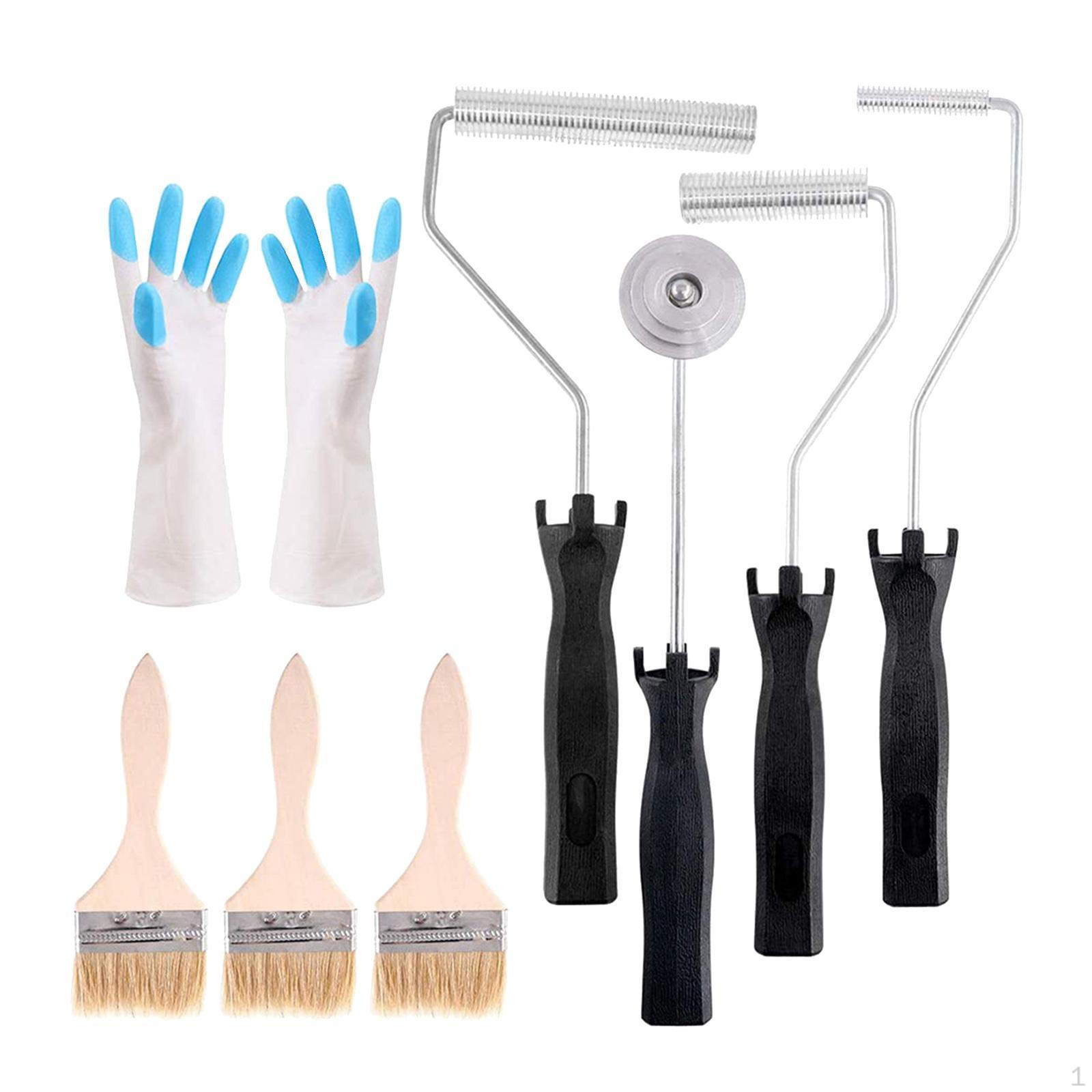 8Pcs Fiberglass Roller Brushes,Gloves Bubble Paddle Tool Laminating Paint Fit for Resin
8Pcs Fiberglass Roller Brushes,Gloves Bubble Paddle Tool Laminating Paint Fit for Resin