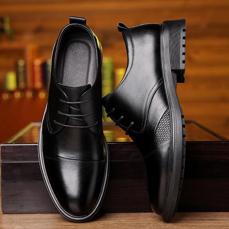 Leather shoes men s cowhide casual lace-up pointed soft sole trendy men s suit commuter office shoes 2025 37
Leather shoes men s cowhide casual lace-up pointed soft sole trendy men s suit commuter office shoes 2025 37