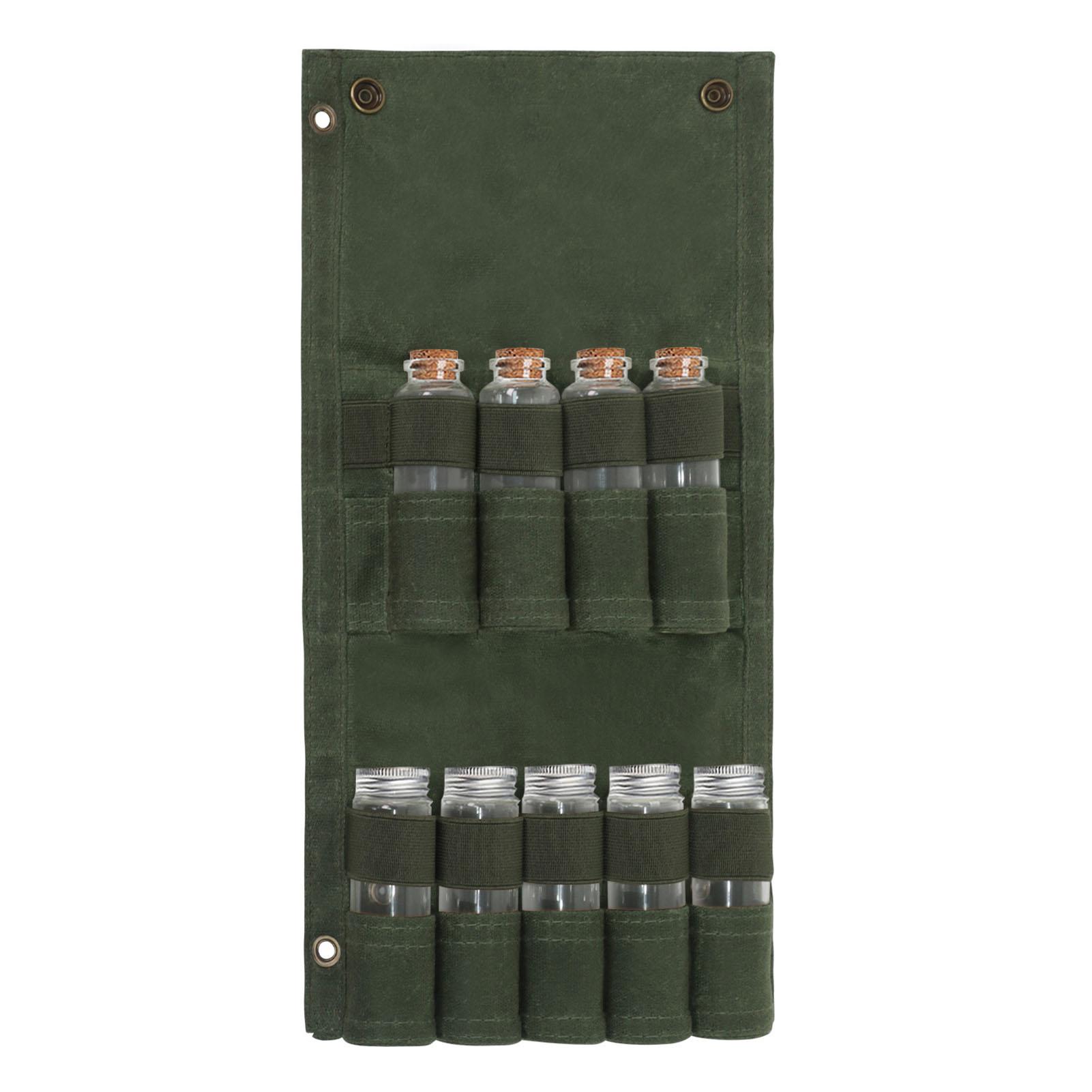 Portable Spice Bag 9 Holes Canvas Glass Lightweight Portable Comfortable Hand Feel Seasoning
Portable Spice Bag 9 Holes Canvas Glass Lightweight Portable Comfortable Hand Feel Seasoning