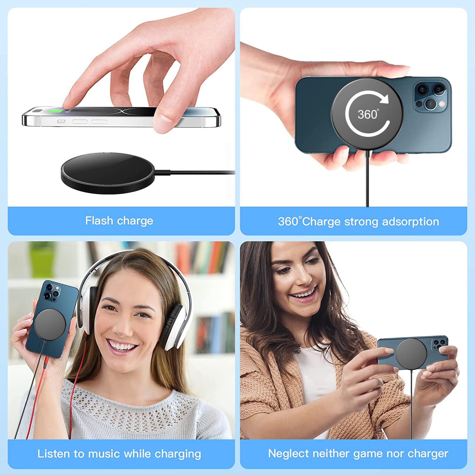 Подходит для беспроводного зарядного устройства мобильного телефона Apple, быстрая зарядка, мини-магнитная беспроводная зарядка
Подходит для беспроводного зарядного устройства мобильного телефона Apple, быстрая зарядка, мини-магнитная беспроводная зарядка