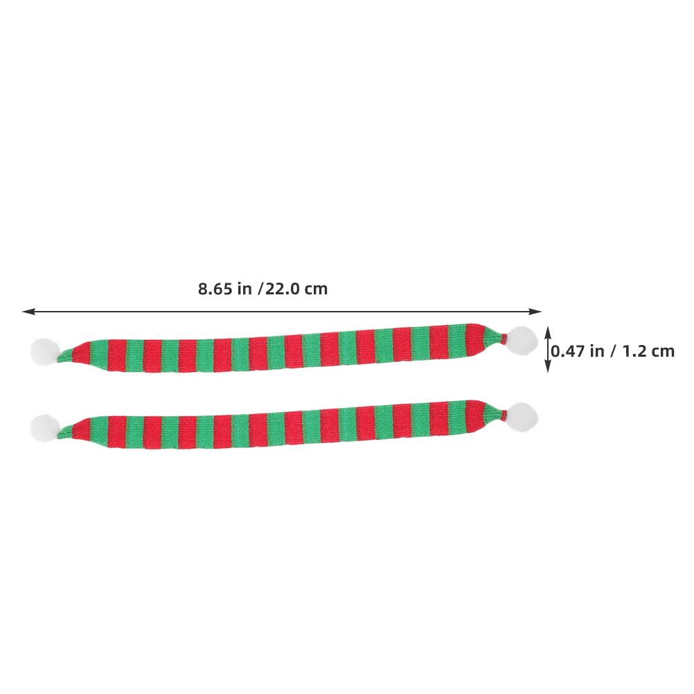 24Pcs Mini Christmas Scarves Knitted Soft Fabric Holiday Decorations Snowman Crafts Wine Bottle Scarves Xmas Tree Ornaments
24Pcs Mini Christmas Scarves Knitted Soft Fabric Holiday Decorations Snowman Crafts Wine Bottle Scarves Xmas Tree Ornaments