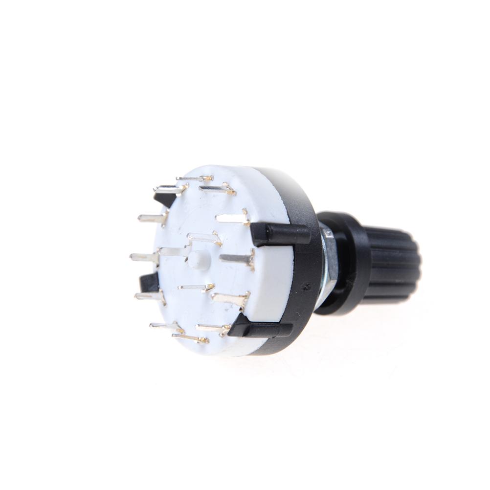 3P4T 3 Pole 4 Position Single Wafer Band Selector Rotary Switch New
3P4T 3 Pole 4 Position Single Wafer Band Selector Rotary Switch New