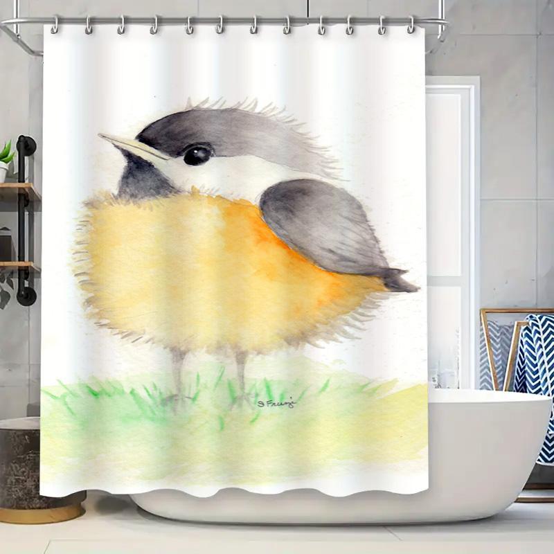 Beautiful Watercolor Bird Shower Curtain Bath Decor for Home Bathroom Decoration Size Customizable Made with 100% Waterproof Fab 90x180cm
Beautiful Watercolor Bird Shower Curtain Bath Decor for Home Bathroom Decoration Size Customizable Made with 100% Waterproof Fab 90x180cm