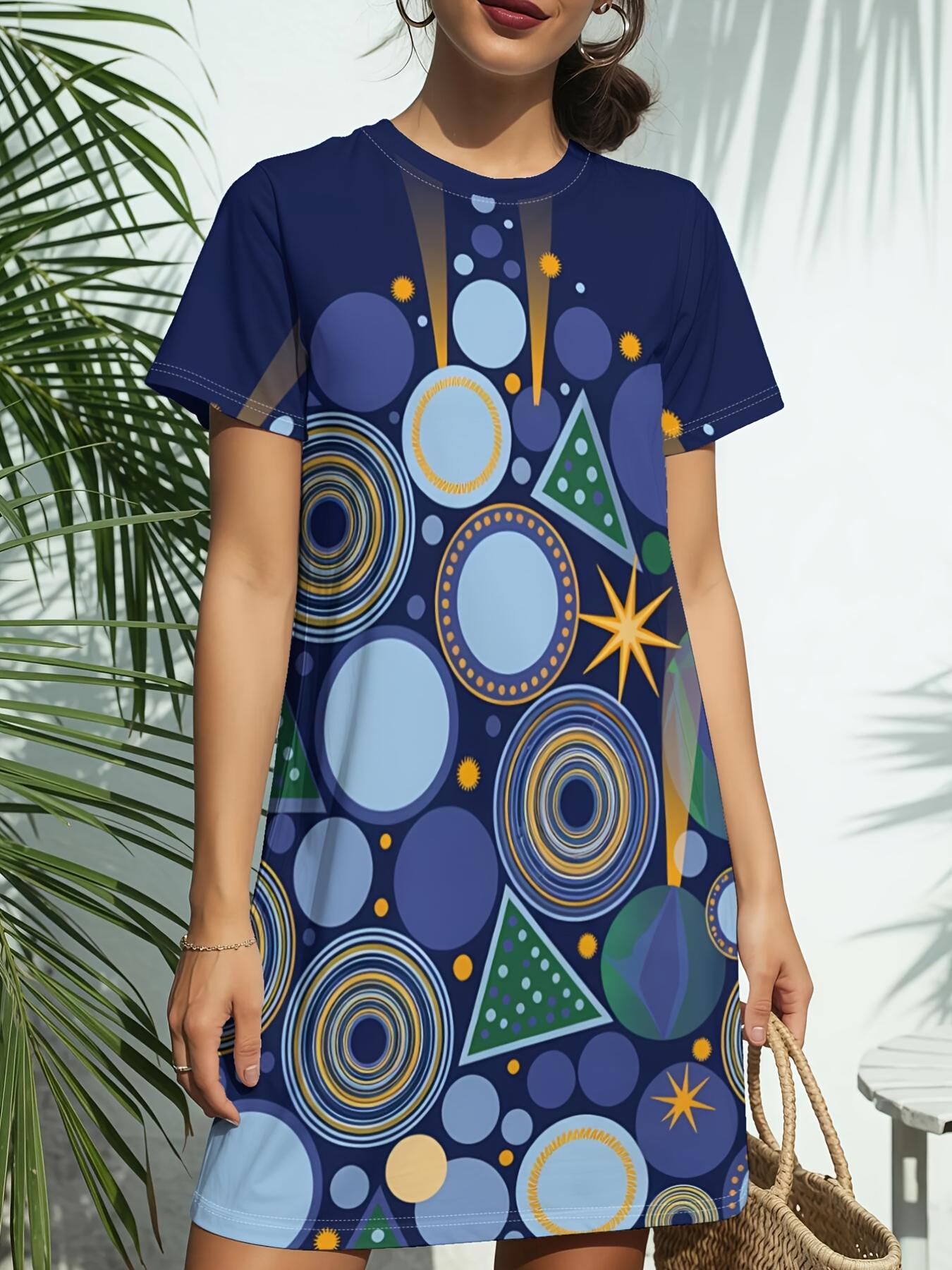 Women s New Crew Neck Short Sleeve T-Shirt Dress. American Trend Digital Print. Casual ; Versatile for Spring and Summer. Elegant ; Chic Women sDs 7XL дубильная кора
Women s New Crew Neck Short Sleeve T-Shirt Dress. American Trend Digital Print. Casual ; Versatile for Spring and Summer. Elegant ; Chic Women sDs 7XL дубильная кора