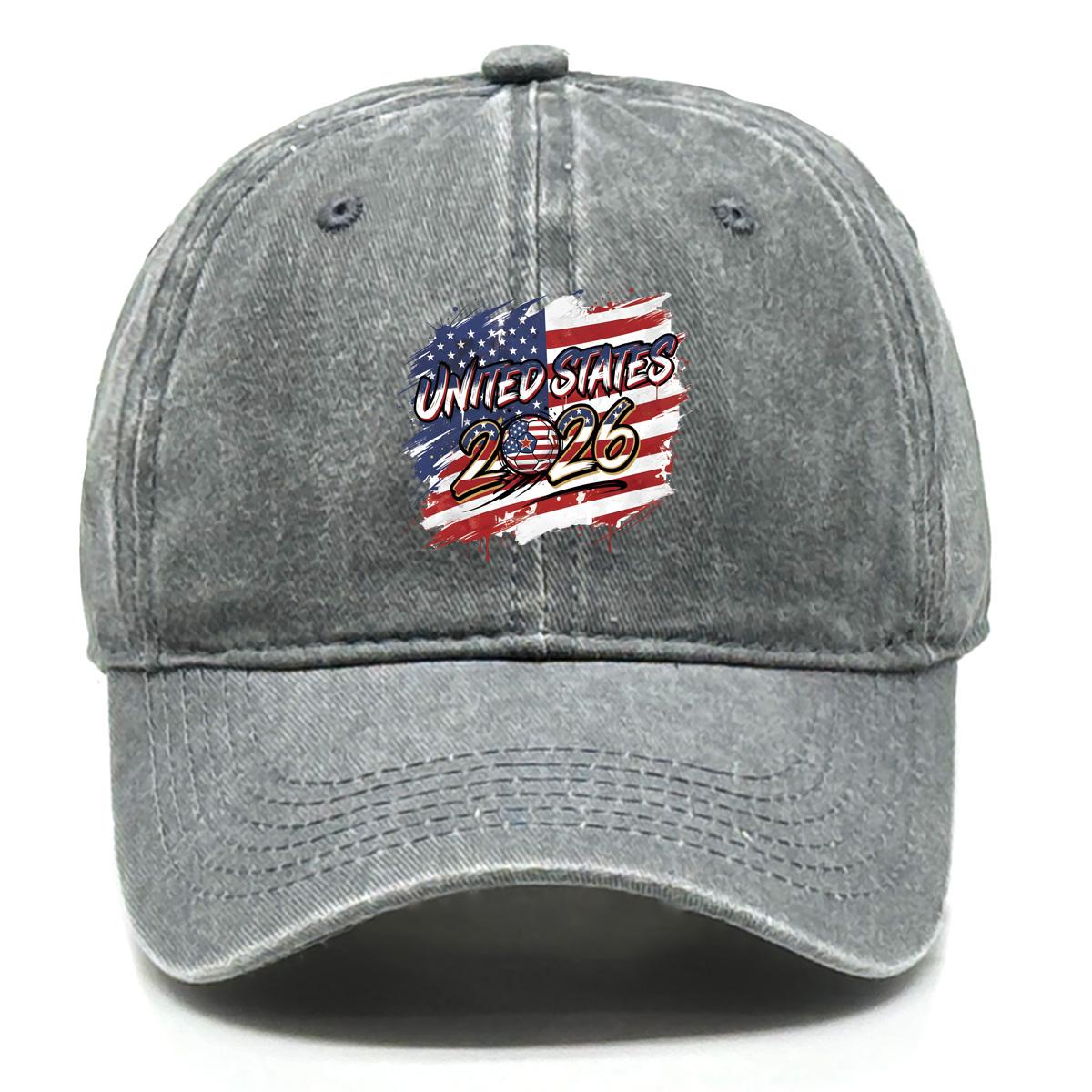 Sun Hat With 2026 Football Soccer UNITED STATES Flag Printed , Adjustable Sun Hat Raw Brim Slouchy Lightweight Vintage Sun Hat as the picture серый
Sun Hat With 2026 Football Soccer UNITED STATES Flag Printed , Adjustable Sun Hat Raw Brim Slouchy Lightweight Vintage Sun Hat as the picture серый
