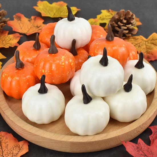12Pcs Halloween Pumpkin Ornament Simulation Realistic Fake Foam Pumpkin Decorations Fall Home F
12Pcs Halloween Pumpkin Ornament Simulation Realistic Fake Foam Pumpkin Decorations Fall Home F