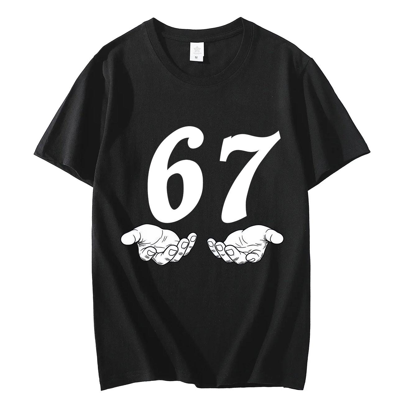 Six Seven Meme Funny Hands T-shirt High Street Trend Fashion Short Sleeve T-shirts Men Women Clothing Casual Cotton T Shirts S
Six Seven Meme Funny Hands T-shirt High Street Trend Fashion Short Sleeve T-shirts Men Women Clothing Casual Cotton T Shirts S
