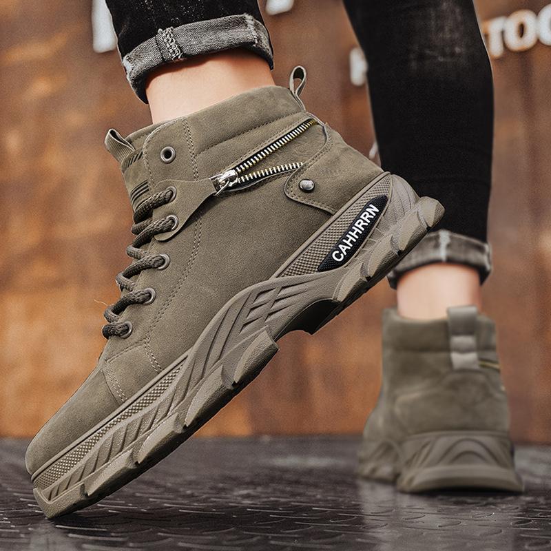 Martin boots men s platform-soled fashion tooling boots lace-up high-top short boots retro outdoor hiking men s shoes 39
Martin boots men s platform-soled fashion tooling boots lace-up high-top short boots retro outdoor hiking men s shoes 39
