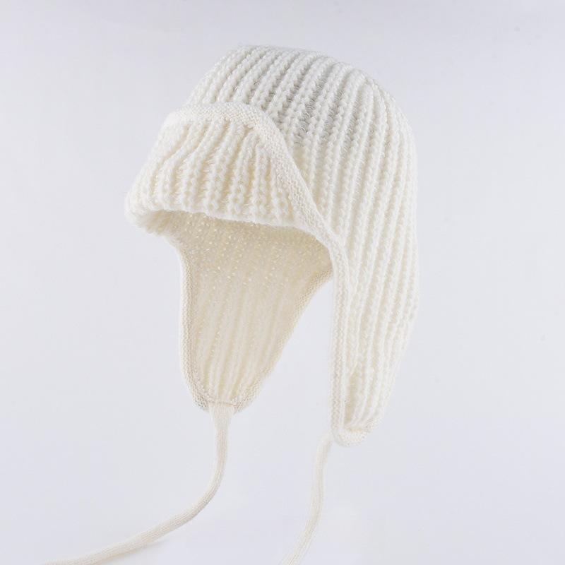 Autumn and Winter New Flight Hat Women s Solid Color Warm Ear Protection Knitted Hat Strap Korean Style Versatile Thickened Wool Hat
Autumn and Winter New Flight Hat Women s Solid Color Warm Ear Protection Knitted Hat Strap Korean Style Versatile Thickened Wool Hat