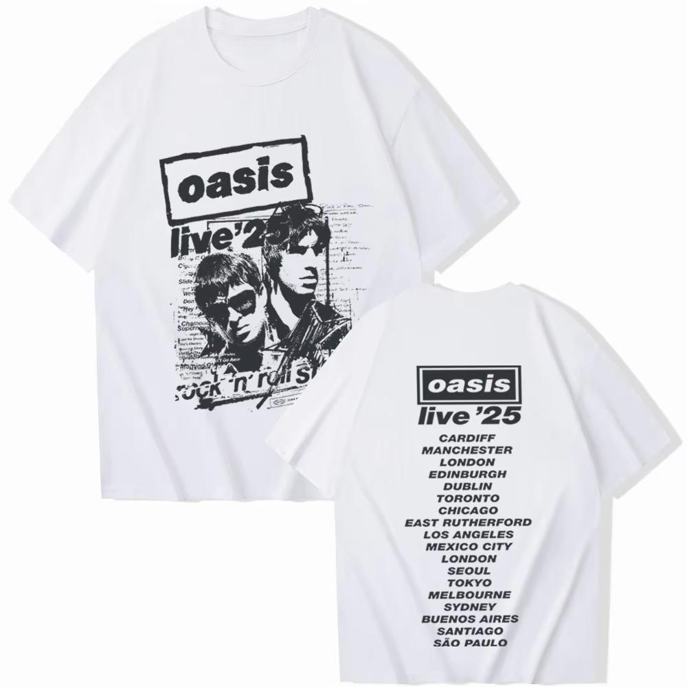 2026 Oasis Noel Gallagher Mens Shortsleeved Tshirt with The Shes Electric Pattern Print Y2k Tshirt Oasis Tops 4XL
2026 Oasis Noel Gallagher Mens Shortsleeved Tshirt with The Shes Electric Pattern Print Y2k Tshirt Oasis Tops 4XL