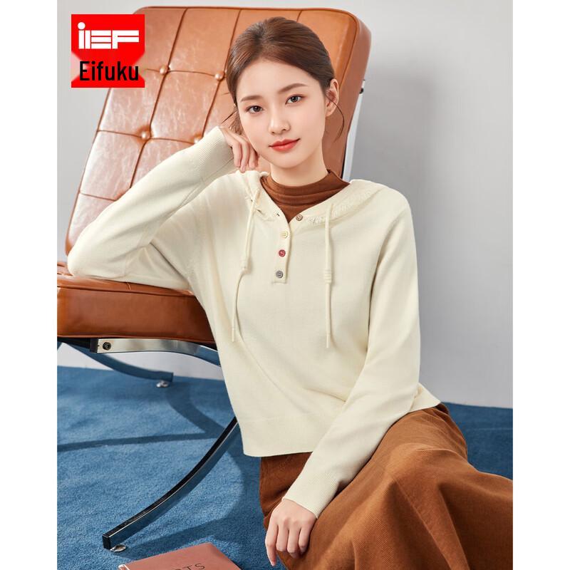 IEF Women s French Style Hooded Knit Sweatshirt One Size
IEF Women s French Style Hooded Knit Sweatshirt One Size