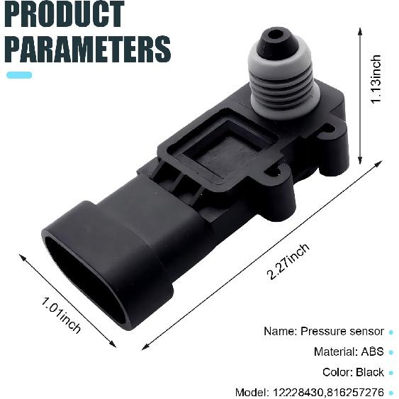 Fuel Tank Pressure Sensor, High Temperature Resistance Vapor Vent Port Tank Pressure Sensor, Replacement Number 16238399 9377680 09377680 16196060
Fuel Tank Pressure Sensor, High Temperature Resistance Vapor Vent Port Tank Pressure Sensor, Replacement Number 16238399 9377680 09377680 16196060