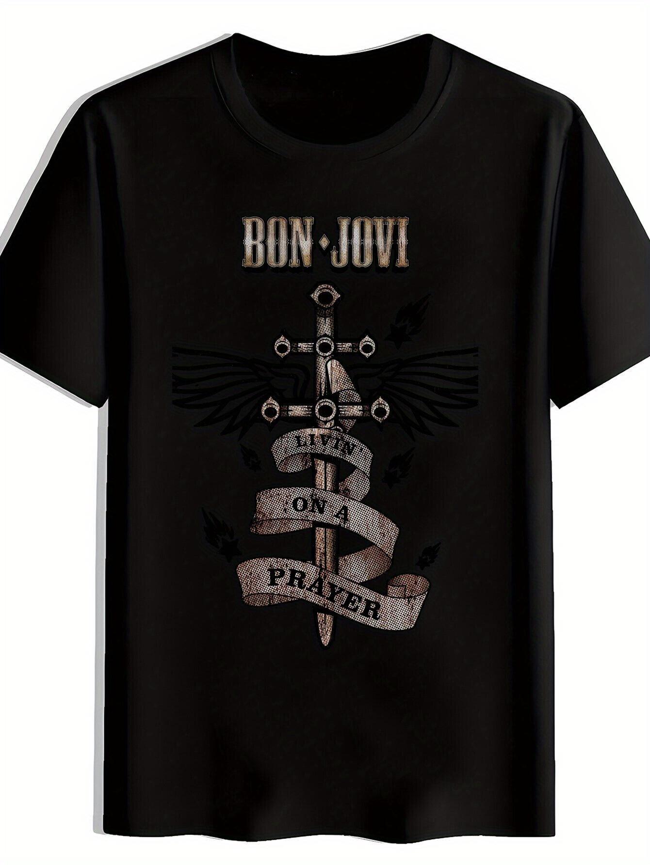 Bon Jovi Livin on a Prayer Graphic Print Short-Sleeve T-shirt XXXXL
Bon Jovi Livin on a Prayer Graphic Print Short-Sleeve T-shirt XXXXL