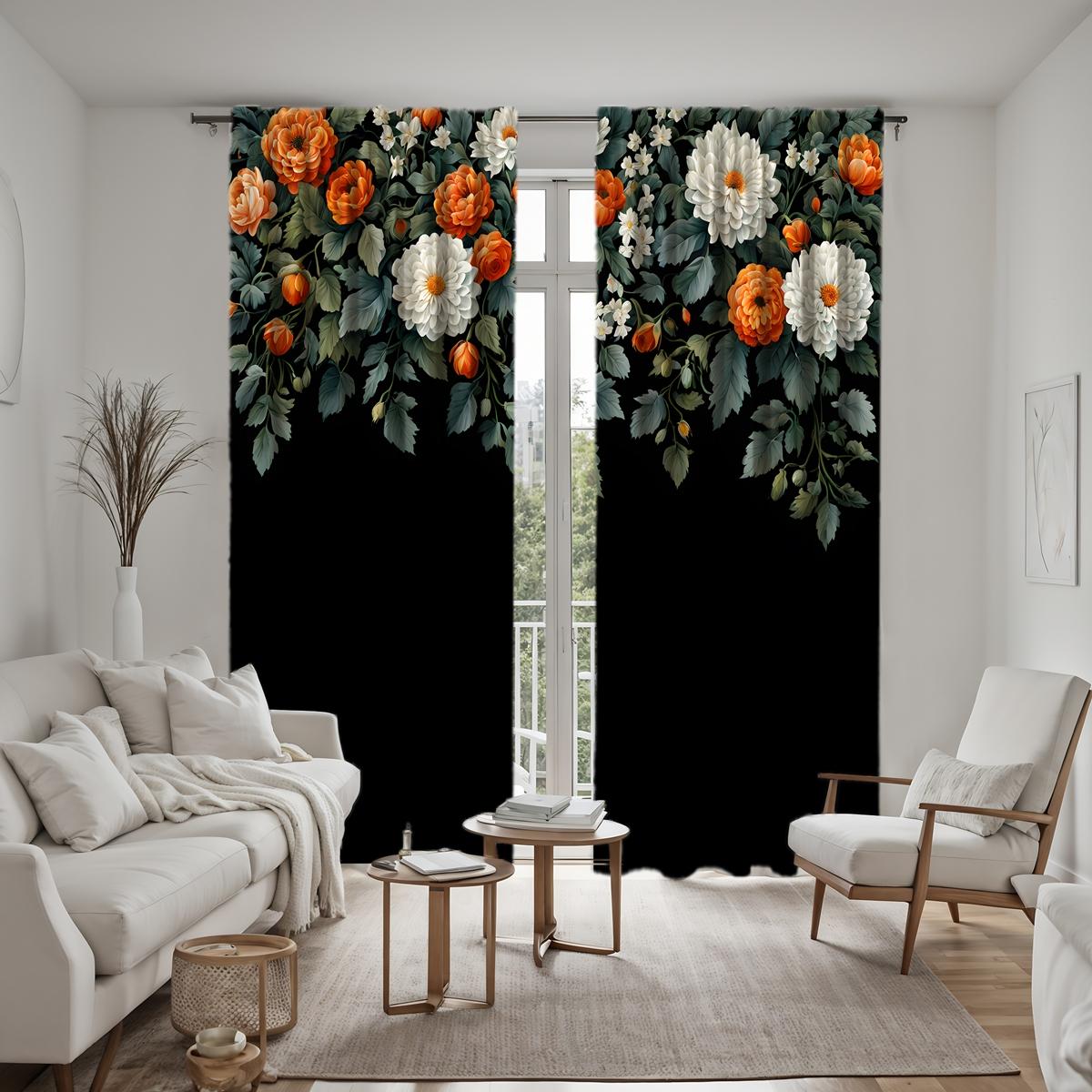 2 шт. HD цветок богатый пион цветок открытая декоративная занавеска черный галстук цифровая печать занавеска украшение для дома стиль украшение l W52H63inchW132H160cm
2 шт. HD цветок богатый пион цветок открытая декоративная занавеска черный галстук цифровая печать занавеска украшение для дома стиль украшение l W52H63inchW132H160cm