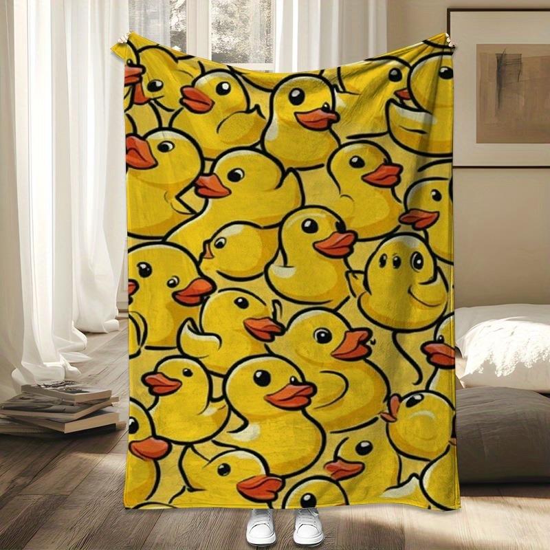 Yellow duck pattern plush velvet blanket, suitable for all seasons, machine washable, suitable for beds, sofas and offices 75x90cm
Yellow duck pattern plush velvet blanket, suitable for all seasons, machine washable, suitable for beds, sofas and offices 75x90cm