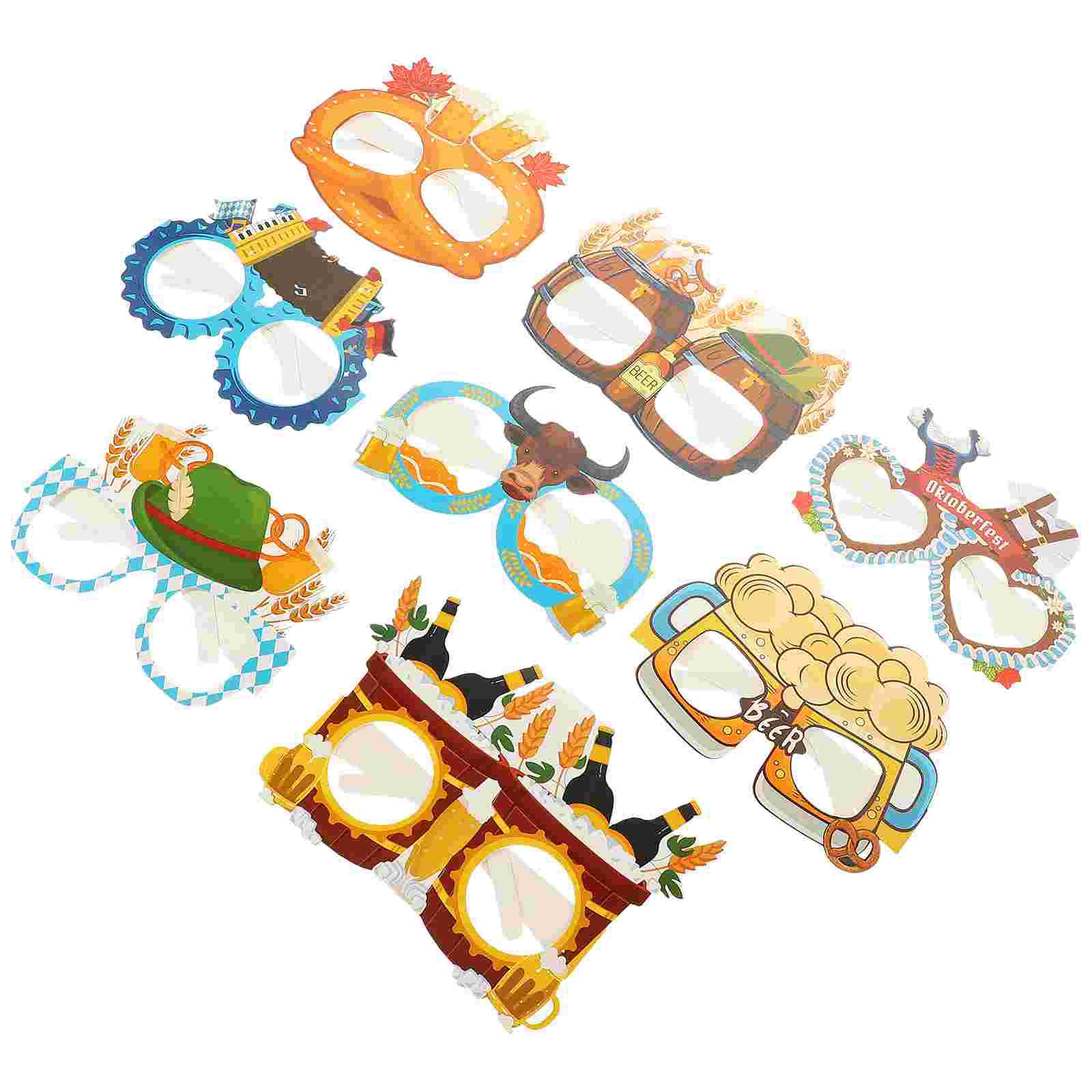 16 Pcs Accessories Child Glasses October Festival Paper Oktoberfest Party Photo Props
16 Pcs Accessories Child Glasses October Festival Paper Oktoberfest Party Photo Props