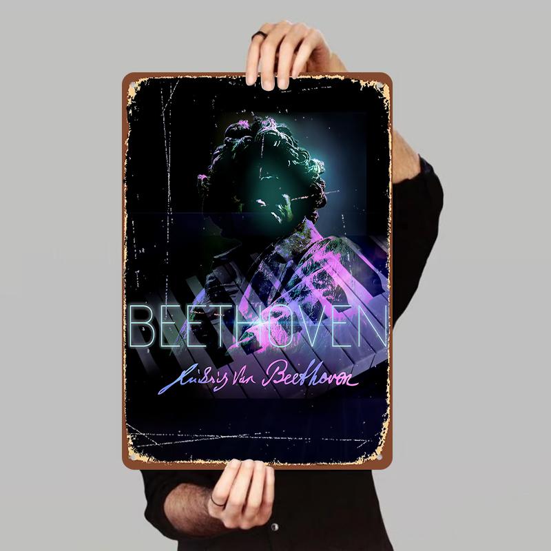Custom Beethoven Piano Art Metal Wall Decor Music Theme Iron Painting Home Decoration Gift 7.9x11.8In(20x30cm)
Custom Beethoven Piano Art Metal Wall Decor Music Theme Iron Painting Home Decoration Gift 7.9x11.8In(20x30cm)