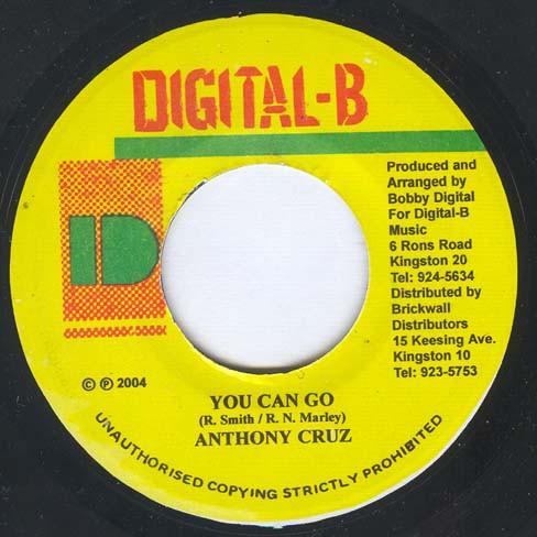 7inch Record ANTHONY CRUZ - You Can Go NONE Digital-B 2004 Jamaica Reggae, Ska & Dub Used
7inch Record ANTHONY CRUZ - You Can Go NONE Digital-B 2004 Jamaica Reggae, Ska & Dub Used