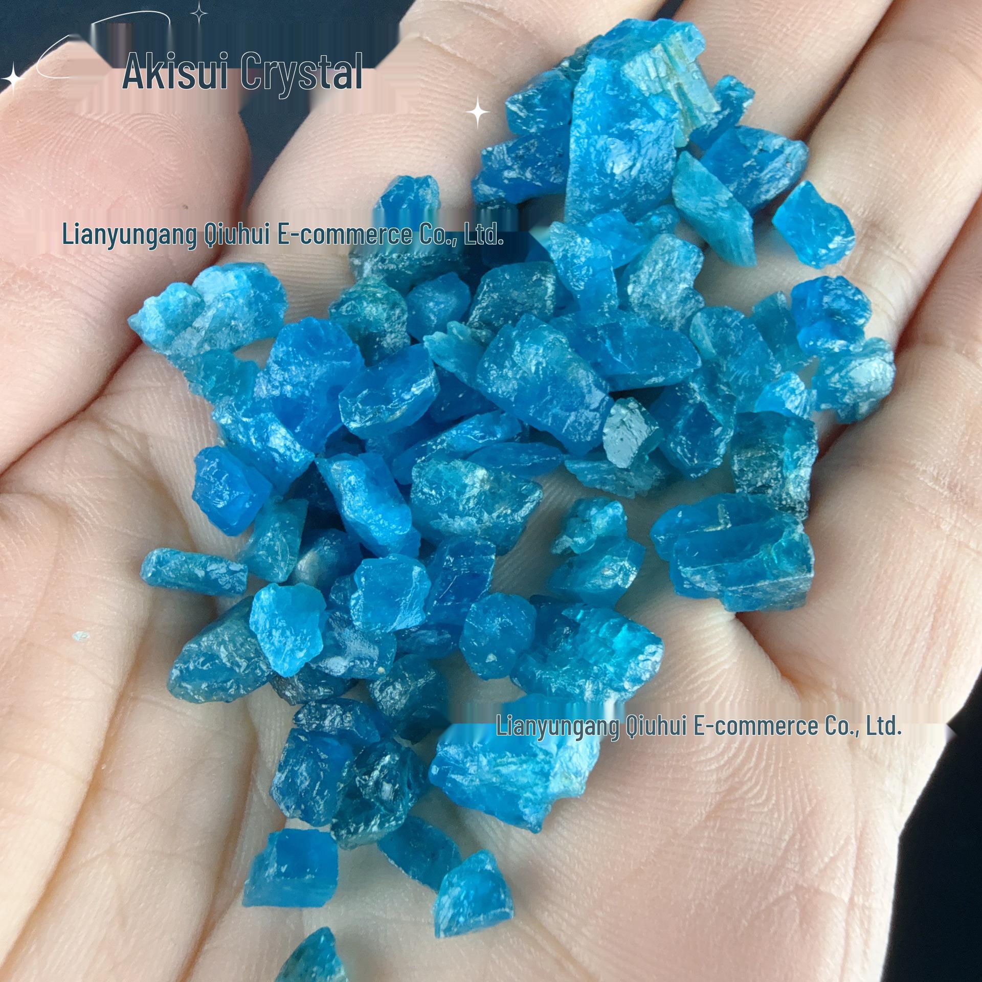 Blue Apatite Raw Crystal and Crushed Stone Sapphire Inlaid Decorative Ornament Blue Phosphate Chips 100g
Blue Apatite Raw Crystal and Crushed Stone Sapphire Inlaid Decorative Ornament Blue Phosphate Chips 100g