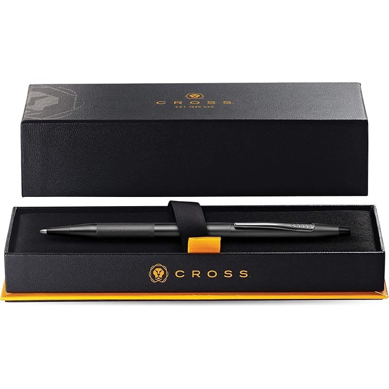 Cross Classic Century Refillable Ballpoint Pen Presented in a Luxury Gift Box - Medium Point, Black Ink, Black Micro-knu 1 Count (Pack of 1) чёрный
Cross Classic Century Refillable Ballpoint Pen Presented in a Luxury Gift Box - Medium Point, Black Ink, Black Micro-knu 1 Count (Pack of 1) чёрный