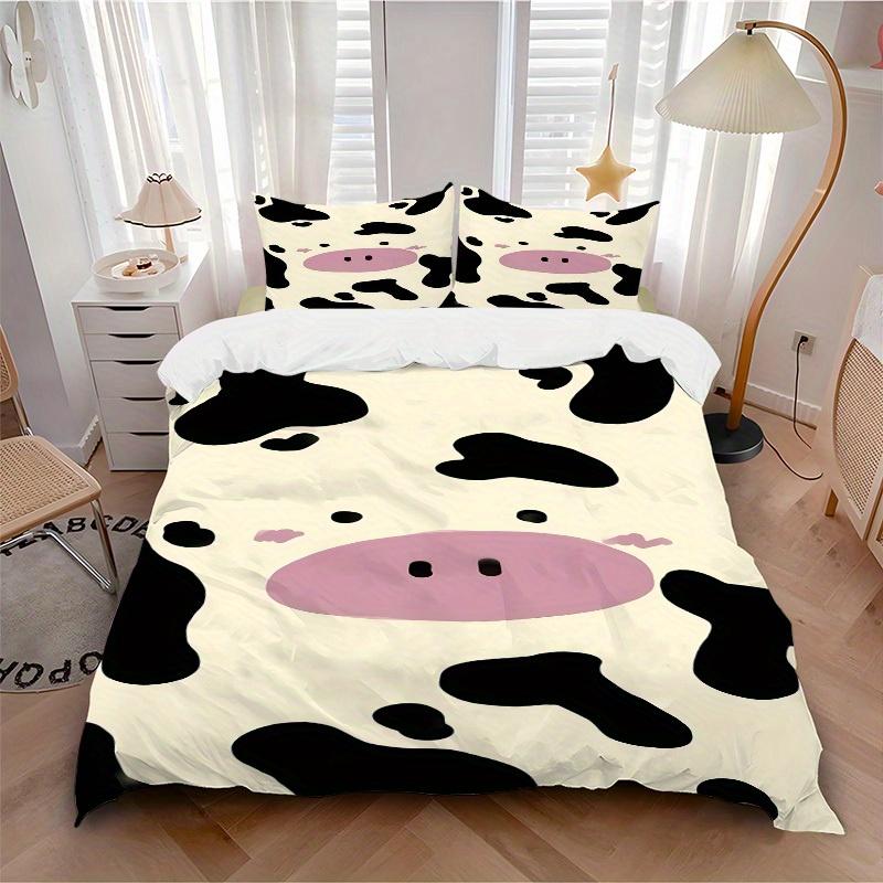 3pcs Animal-themed Cow Print Soft and Comfortable Breathability, Bedding Set, Machine Washable, Suitable for All Seasons120 135x200cm
3pcs Animal-themed Cow Print Soft and Comfortable Breathability, Bedding Set, Machine Washable, Suitable for All Seasons120 135x200cm