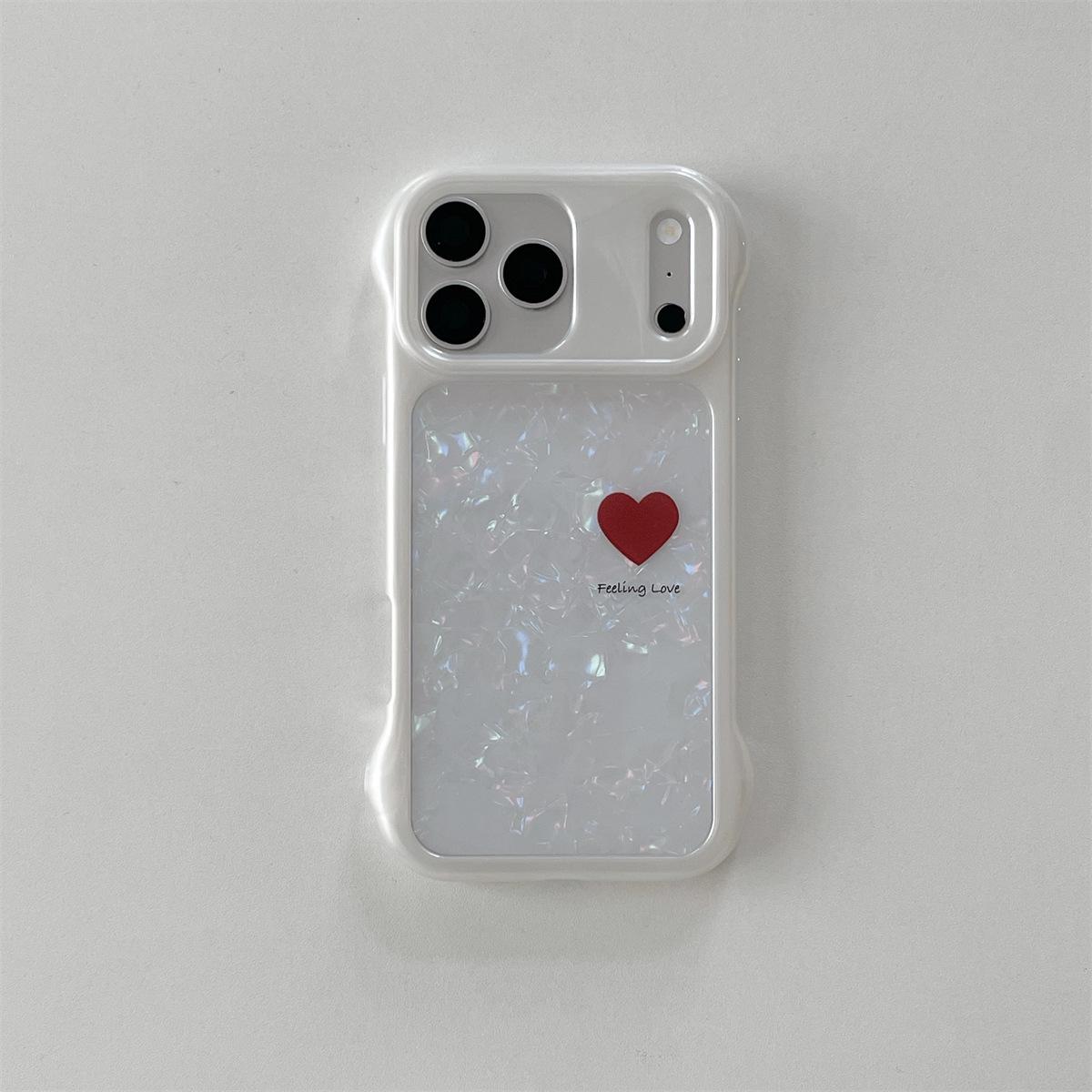 Red Heart Shell Pattern Anti-Fall Phone Case for iPhone 14/13/12/11 Pro Max iPhone 17 Pro
Red Heart Shell Pattern Anti-Fall Phone Case for iPhone 14/13/12/11 Pro Max iPhone 17 Pro