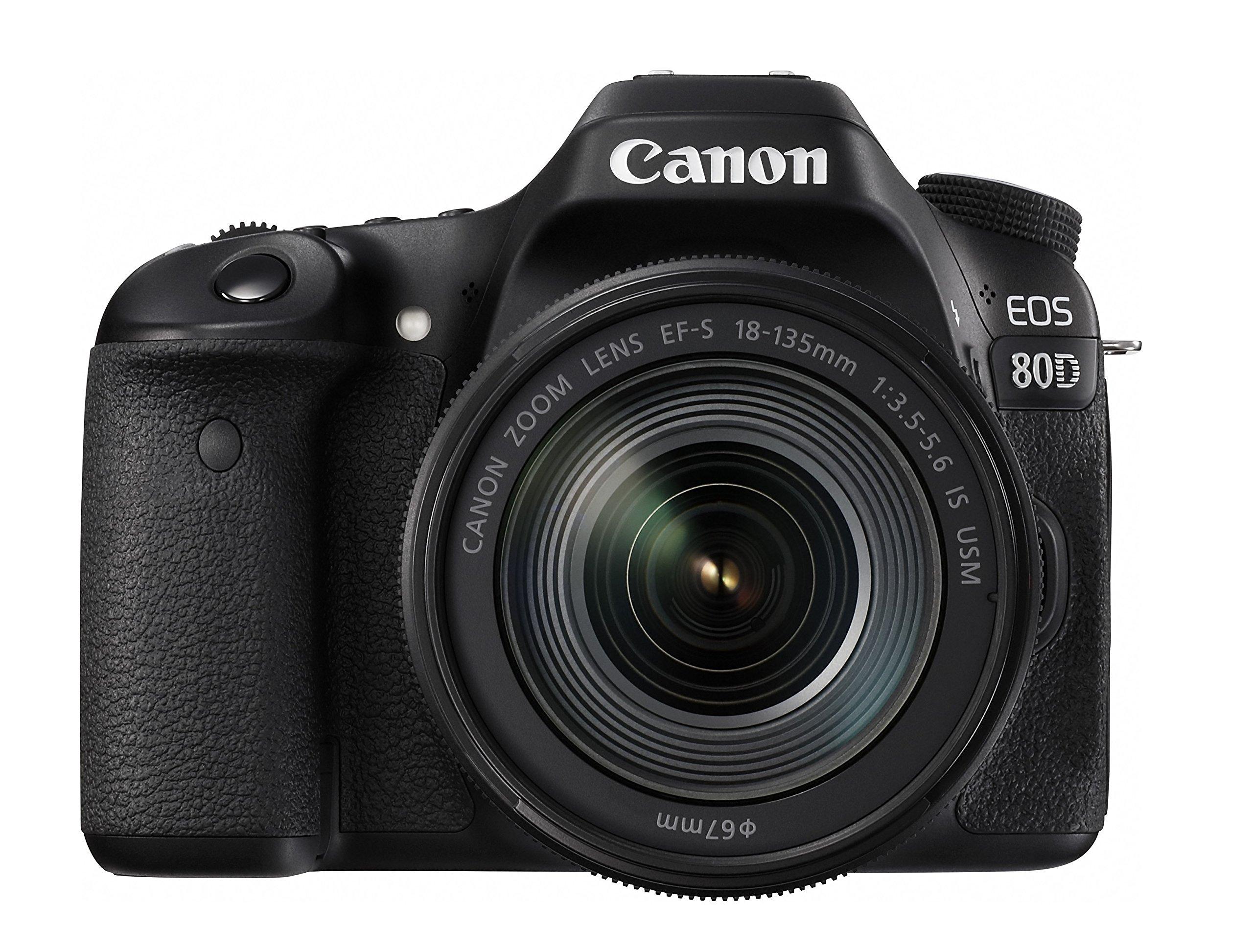 Цифрова дзеркальна камера Canon EOS 80D Lens Kit IS USM Included EOS80D18135USMLK EF-S18-135mm F3.5-5.6 чорний
Цифрова дзеркальна камера Canon EOS 80D Lens Kit IS USM Included EOS80D18135USMLK EF-S18-135mm F3.5-5.6 чорний
