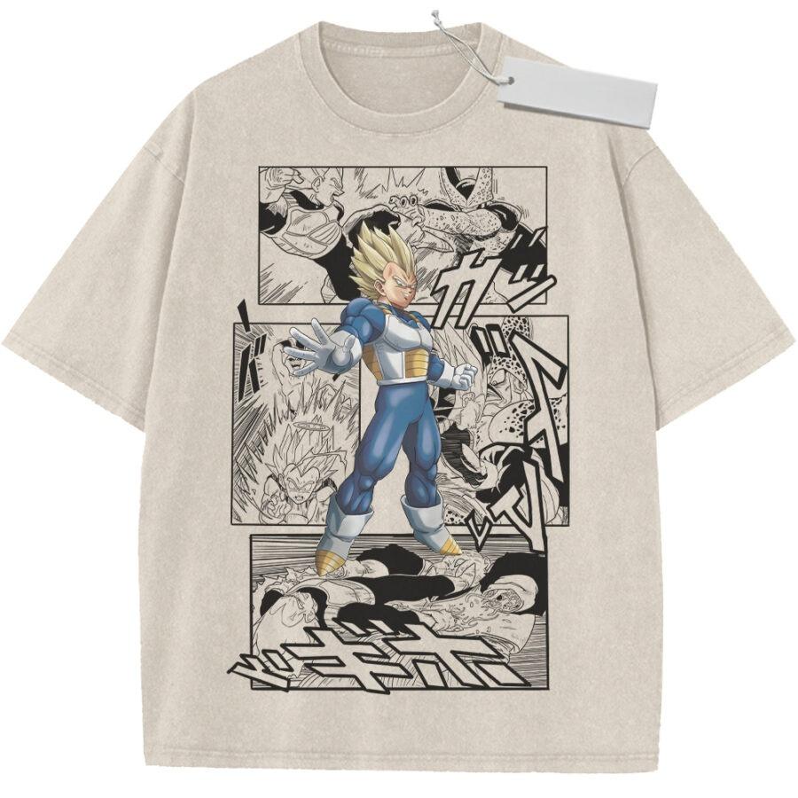 Unisex Beige Washed Vintage T Shirt Dragon Ball Z Super Saiyan Vegeta Manga Action Scenes High Quality Fabric for Casual M
Unisex Beige Washed Vintage T Shirt Dragon Ball Z Super Saiyan Vegeta Manga Action Scenes High Quality Fabric for Casual M