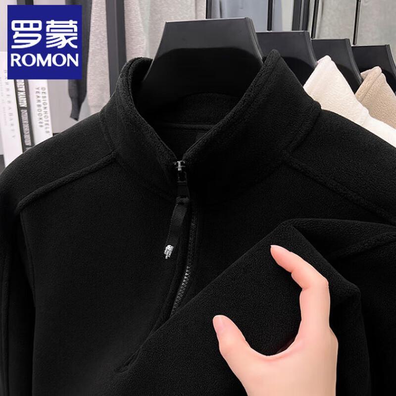Romon Men s Fleece-Lined Mock Neck Casual Sweatshirt XL
Romon Men s Fleece-Lined Mock Neck Casual Sweatshirt XL
