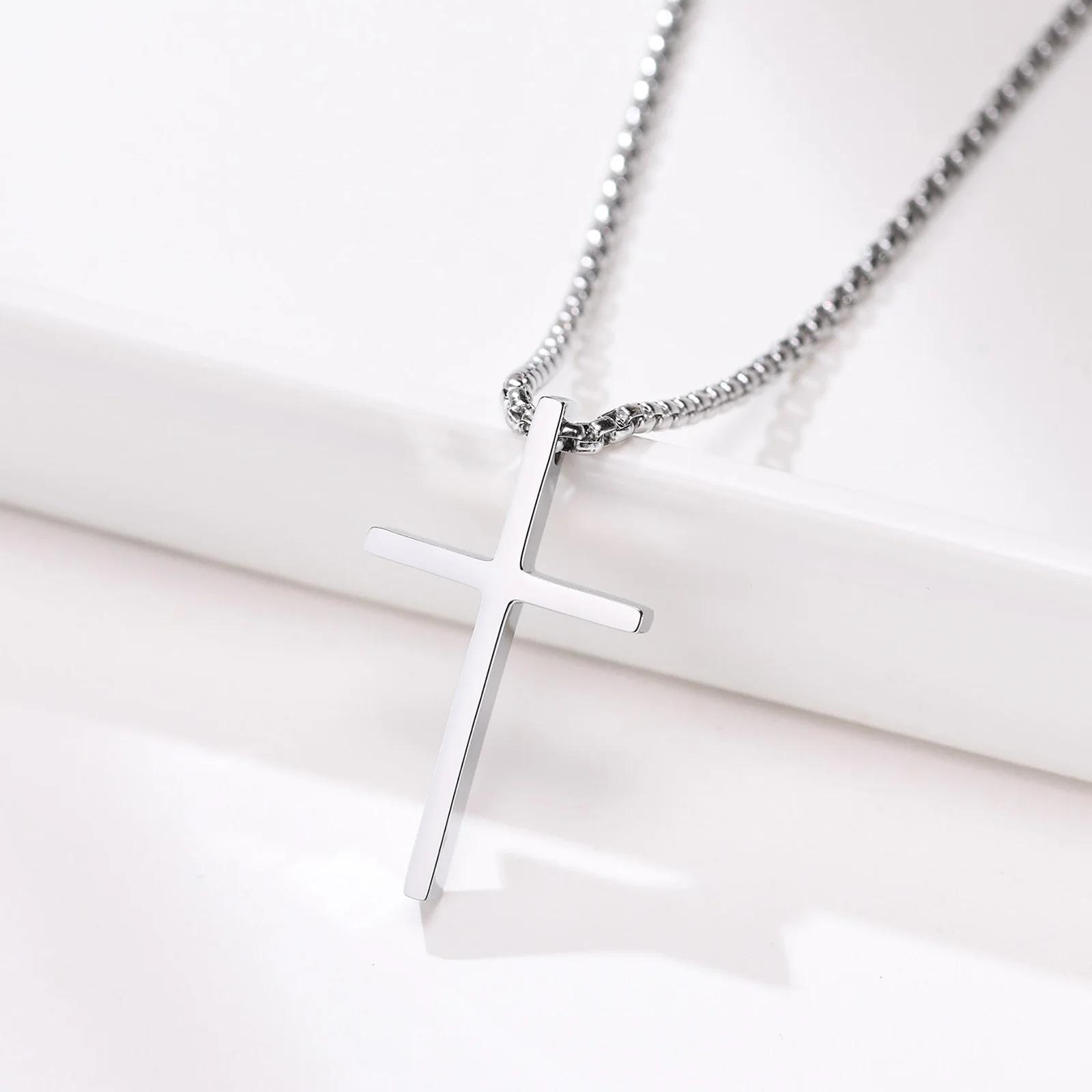 Fashion Trends Stainless Steel Cuban Chain Multi-layer Fold Wear Cross Pendant Necklaces Men s Hip-hop Punk Collar Chain Jewelry
Fashion Trends Stainless Steel Cuban Chain Multi-layer Fold Wear Cross Pendant Necklaces Men s Hip-hop Punk Collar Chain Jewelry